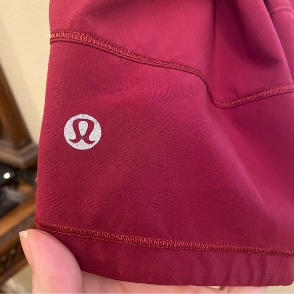 LULULEMON Women Raspberry Athletic Skort Size 6 - Picture 5 of 8